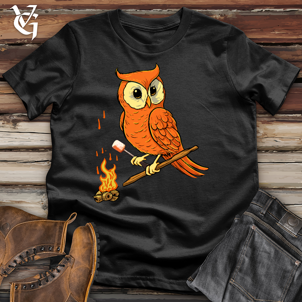Viking Goods Owl Smores Cotton Tee Black / L