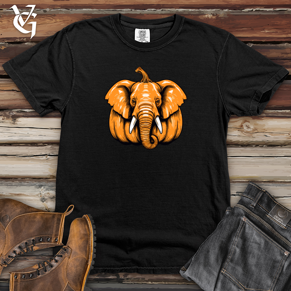Viking Goods Pachyderm Pumpkin Heavy Cotton Comfort Colors Tee Black / L