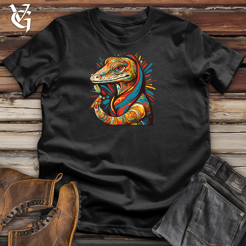 Viking Goods Paintbrush Maestro Lizard Cotton Tee Black / L