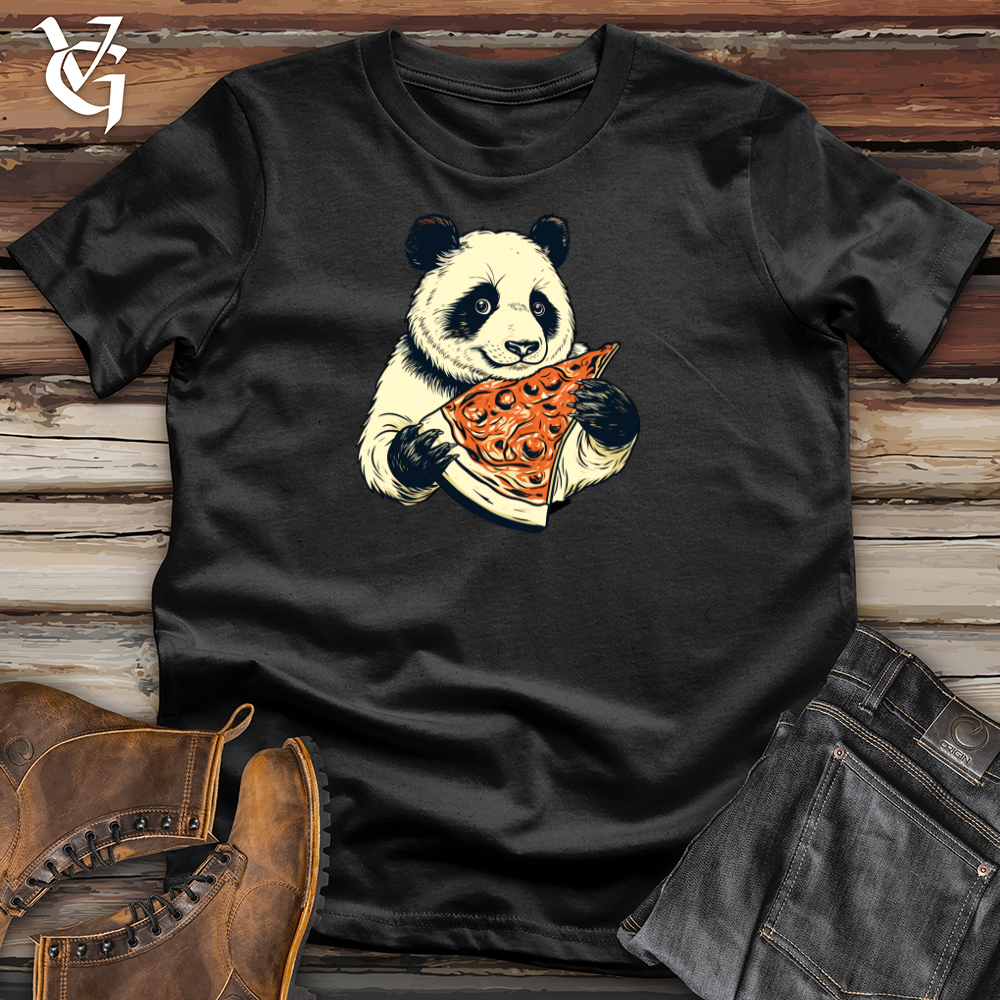 Viking Goods Panda Pizzamania Cotton Tee Black / L