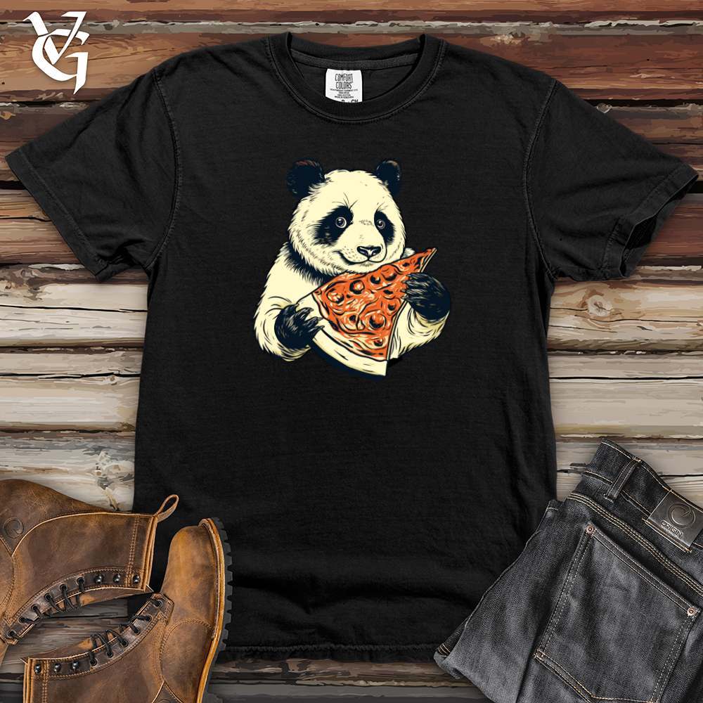 Viking Goods Panda Pizzamania Heavy Cotton Comfort Colors Tee Black / L