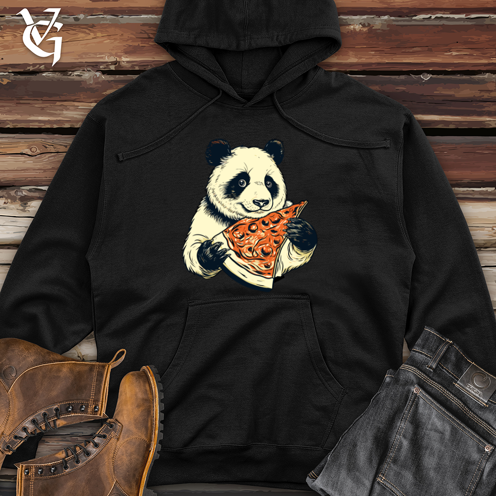 Viking Goods Panda Pizzamania Midweight Hooded Sweatshirt Black / L