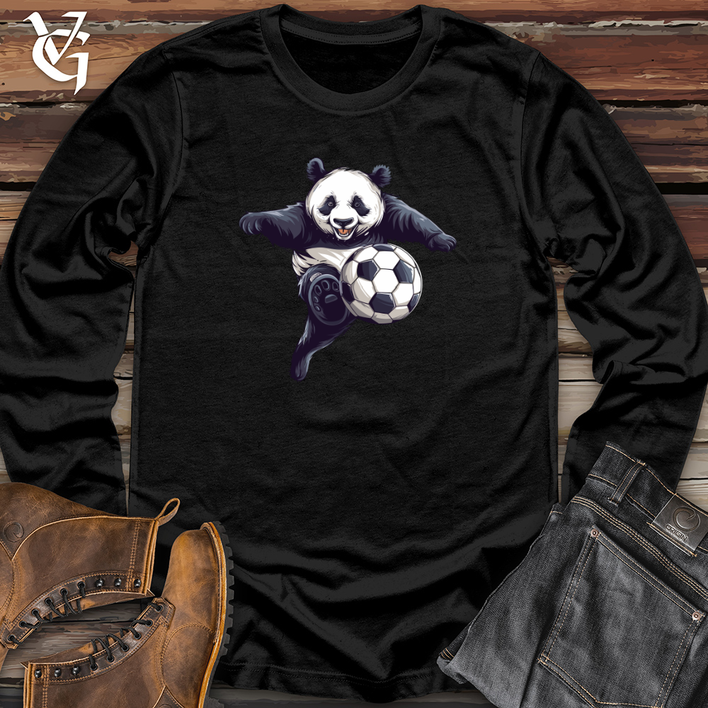 Viking Goods Panda Soccer Strike Long Sleeve Military Green / L