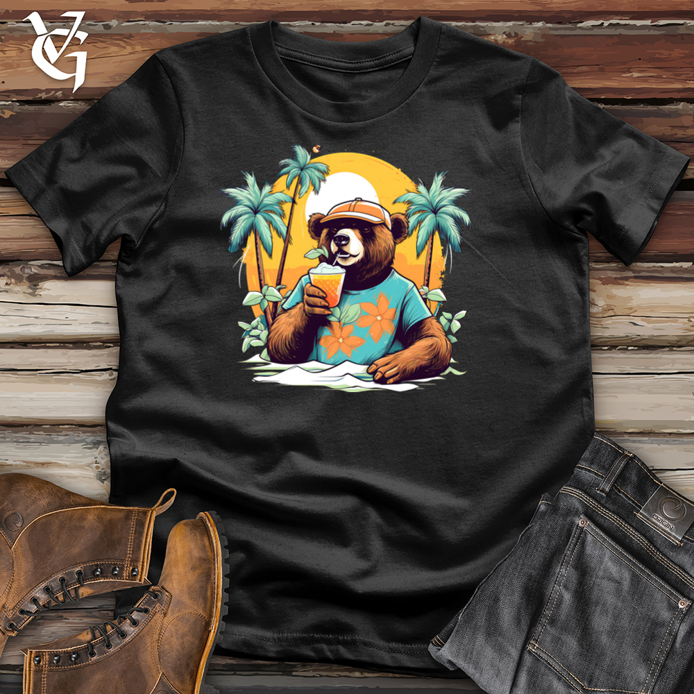 Viking Goods Paradise Bear Cotton Tee Black / L