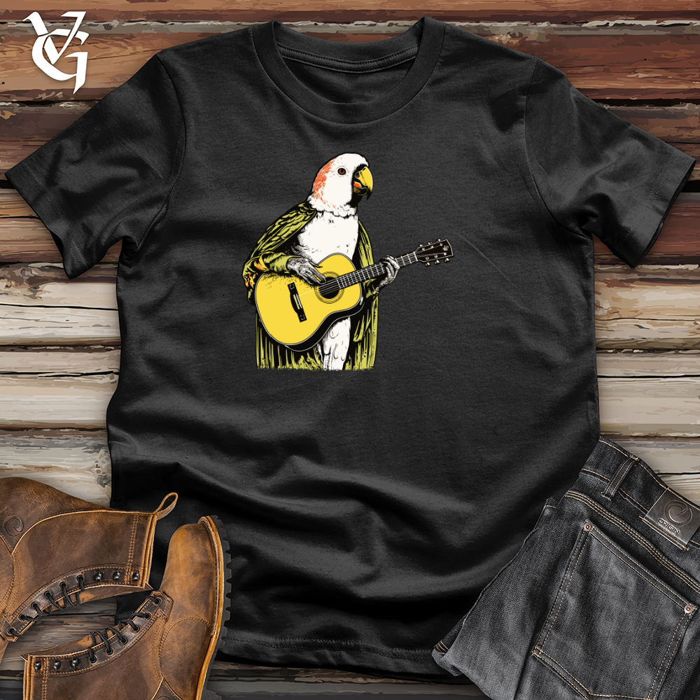 Viking Goods Parrot Acoustic Solo Cotton Tee Steel Blue / L