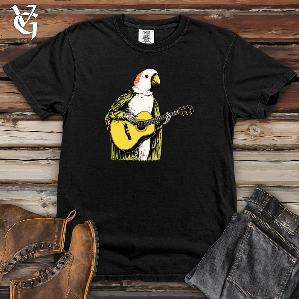 Viking Goods Parrot Acoustic Solo Heavy Cotton Comfort Colors Tee Black / L