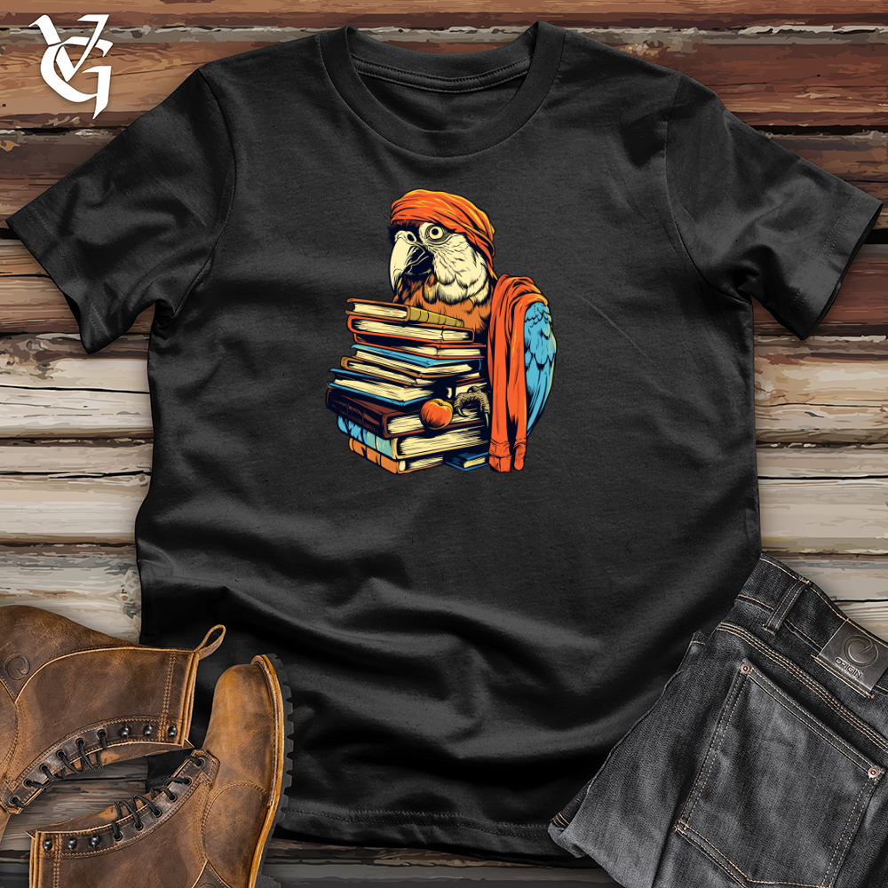 Viking Goods Parrot Scholarly Pursuits Cotton Tee Navy / L