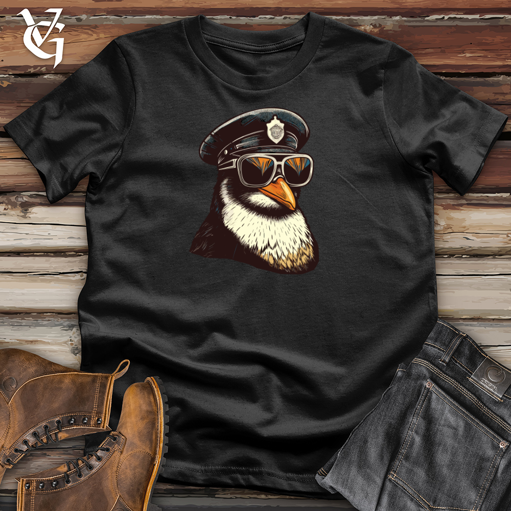 Viking Goods Patrol Penguin Cotton Tee Black / L