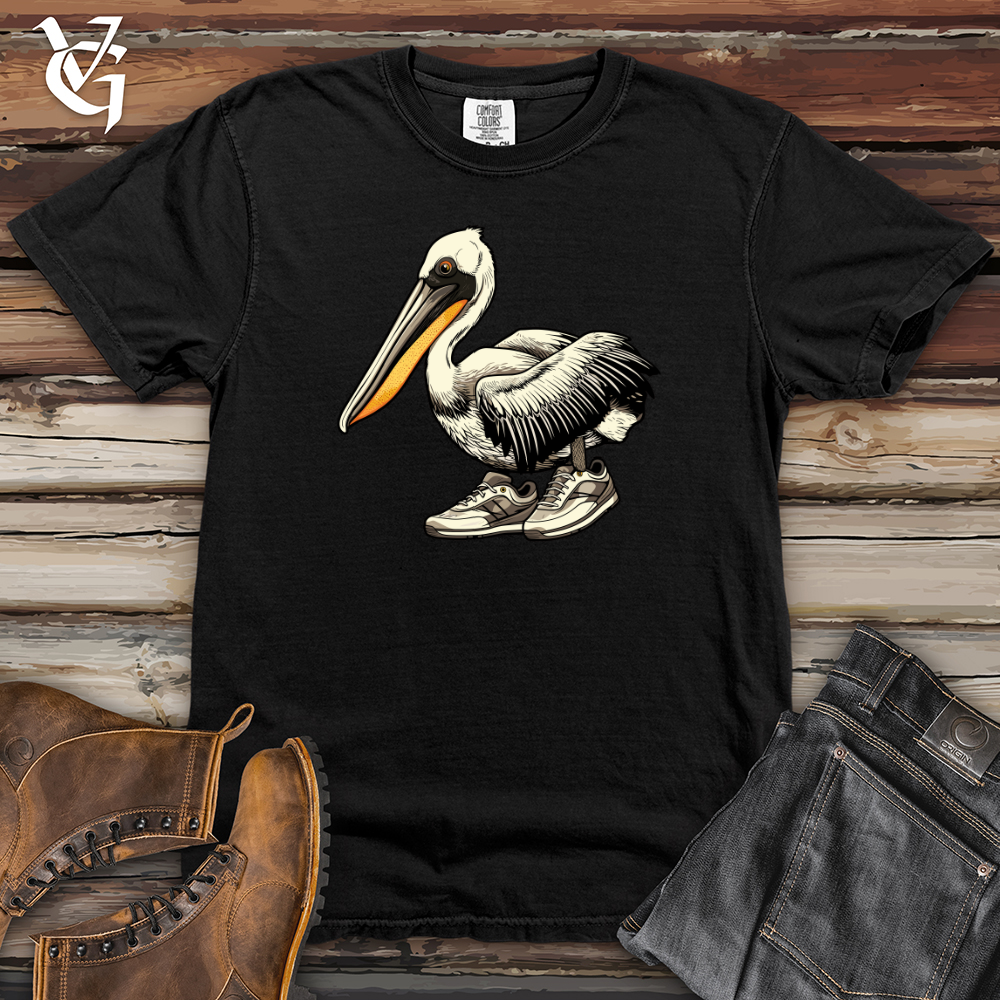 Viking Goods Pelican Pier Stride Sneaker Glide Heavy Cotton Comfort Colors Tee Black / L