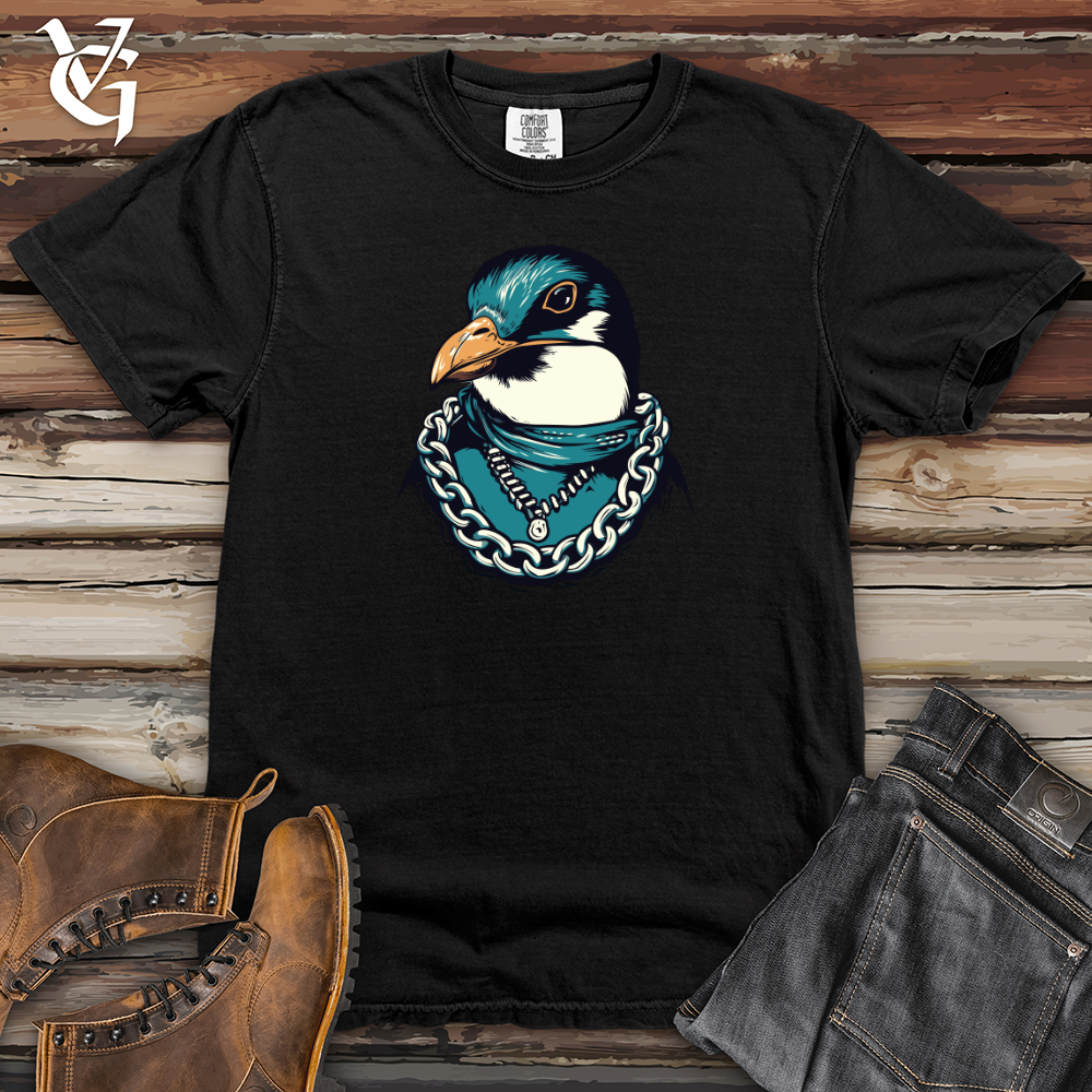 Viking Goods Penguin Bling Heavy Cotton Comfort Colors Tee Black / L