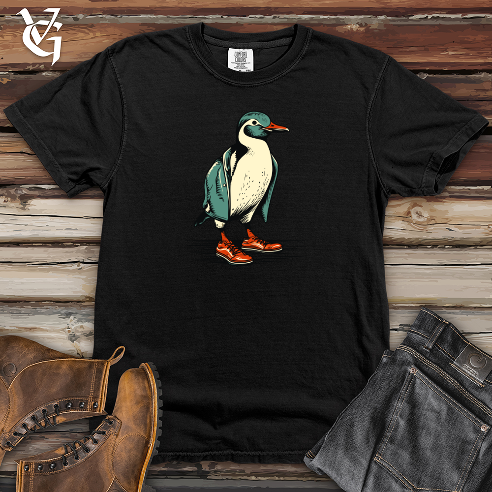 Viking Goods Penguin Kicks Heavy Cotton Comfort Colors Tee Black / L