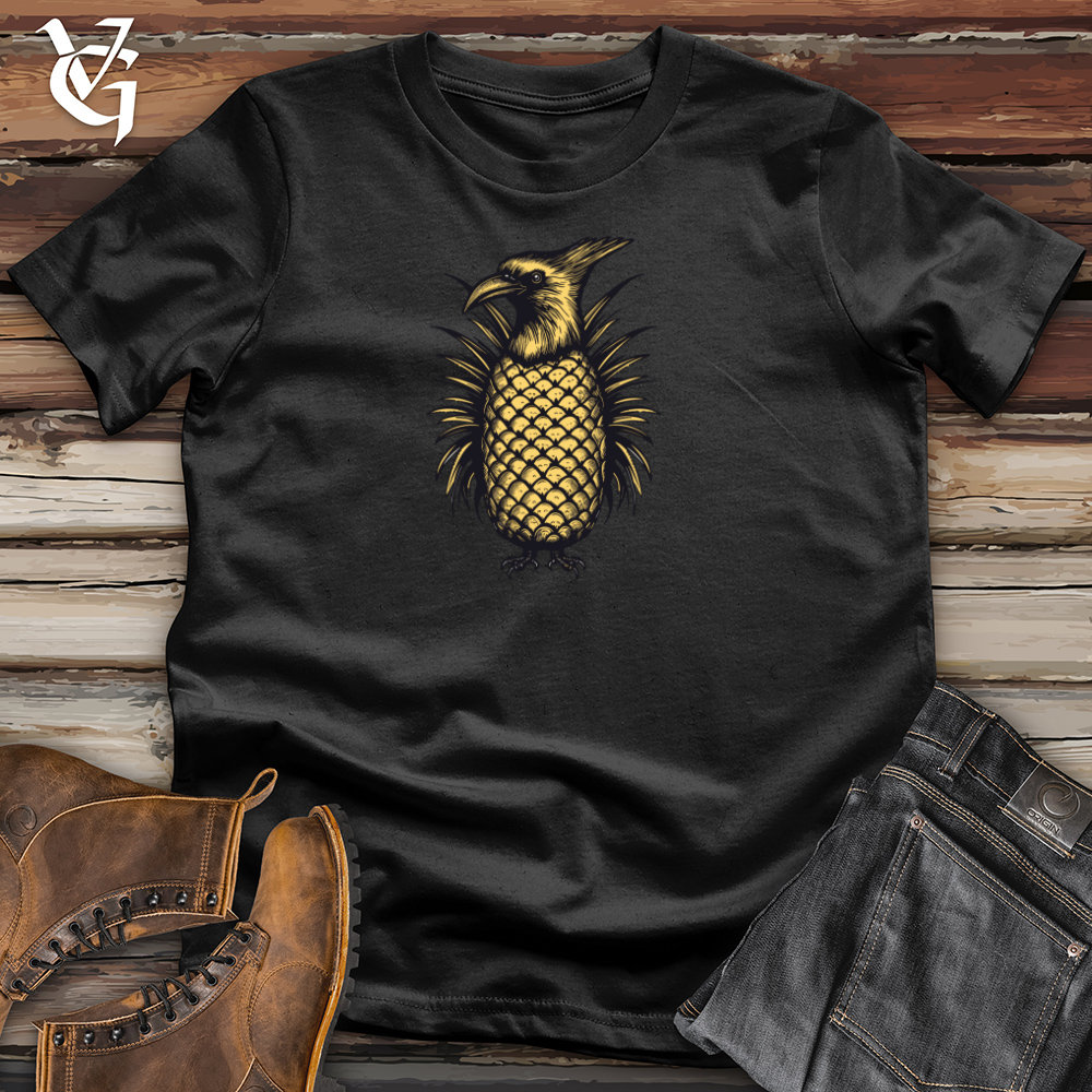 Viking Goods Pineapple Raven Cotton Tee Black / L