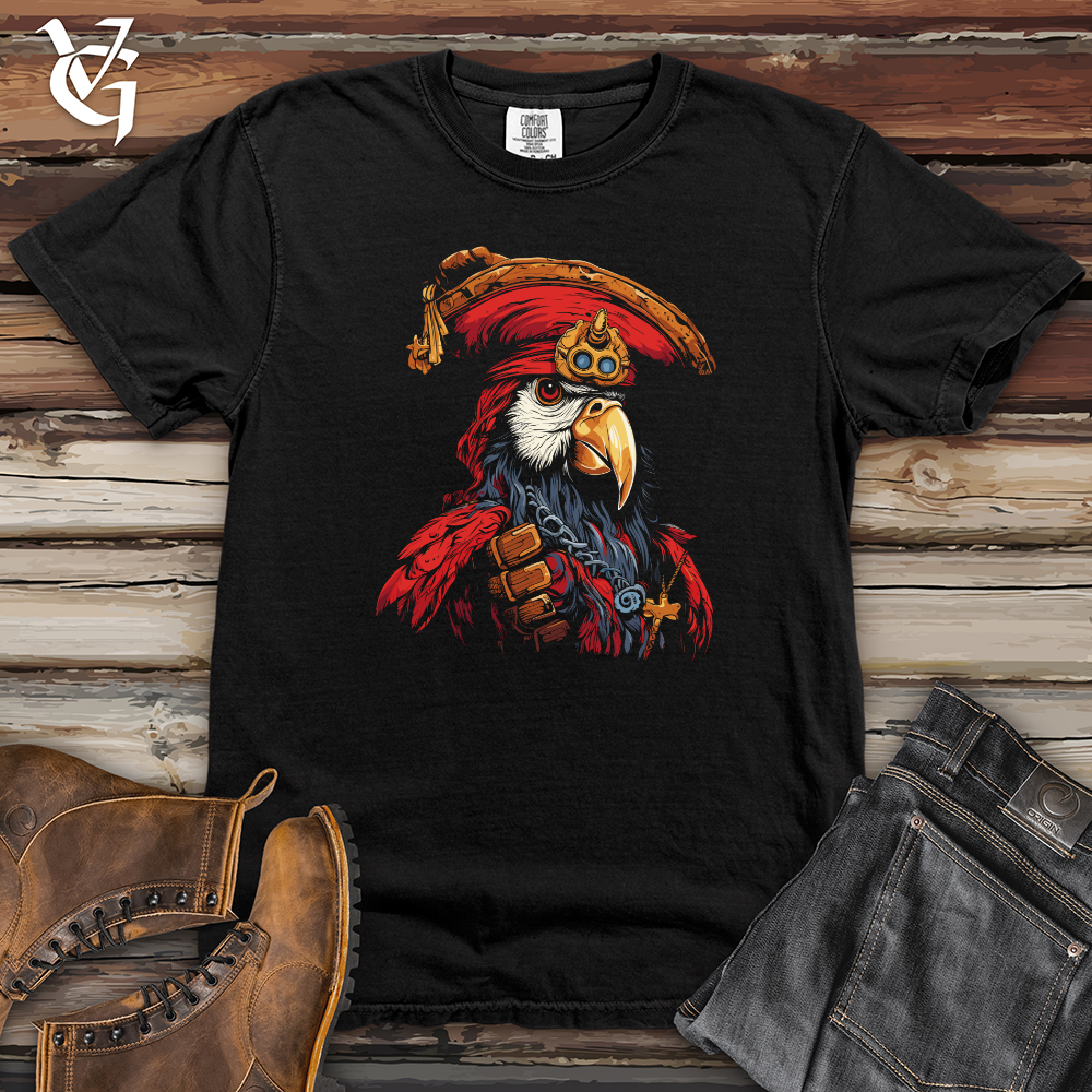Viking Goods Pirate Eagle Outlaw Heavy Cotton Comfort Colors Tee Black / L