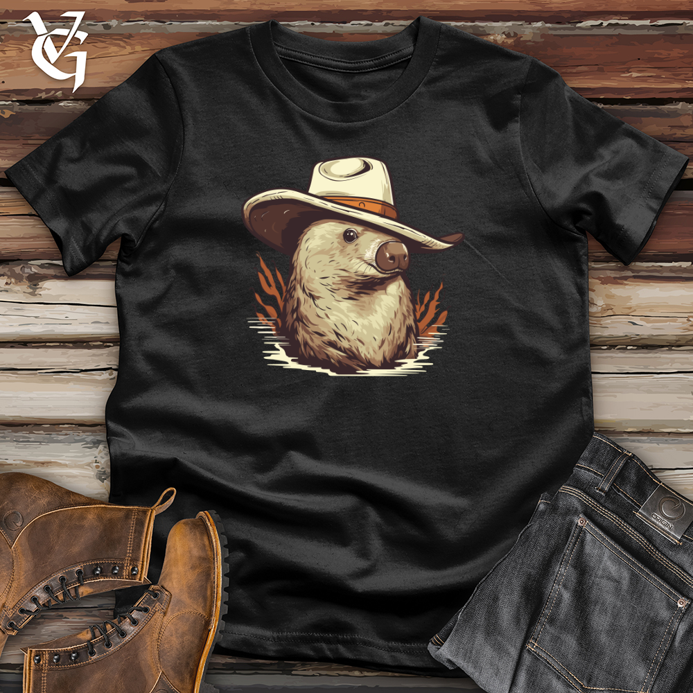 Viking Goods Platypus Cowboy Softstyle Tee Black / L