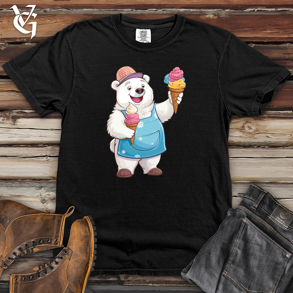 Viking Goods Polar Ice Cream Delight Heavy Cotton Comfort Colors Tee Black / L