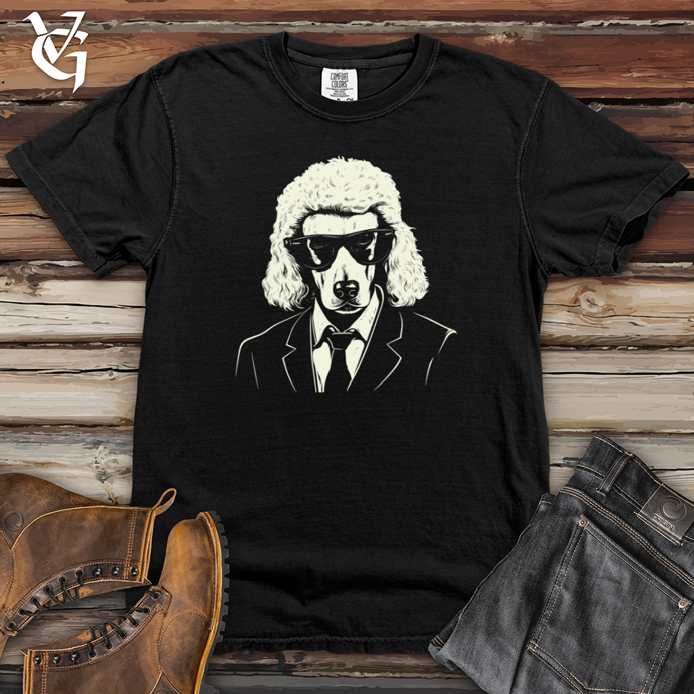 Viking Goods Poodle Noir Cool Heavy Cotton Comfort Colors Tee Black / L