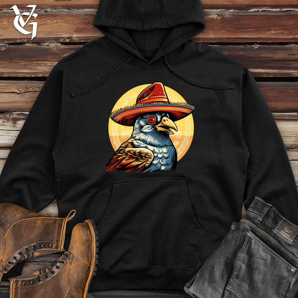 Viking Goods Quail Desert Calling Cowboy Caper Midweight Hooded Sweatshirt Black / L