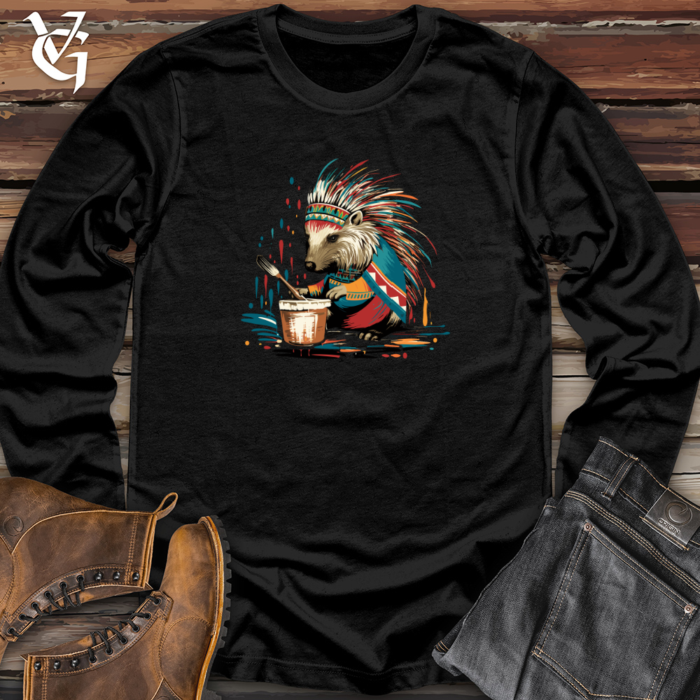 Viking Goods Quilled Artistry Long Sleeve Black / L