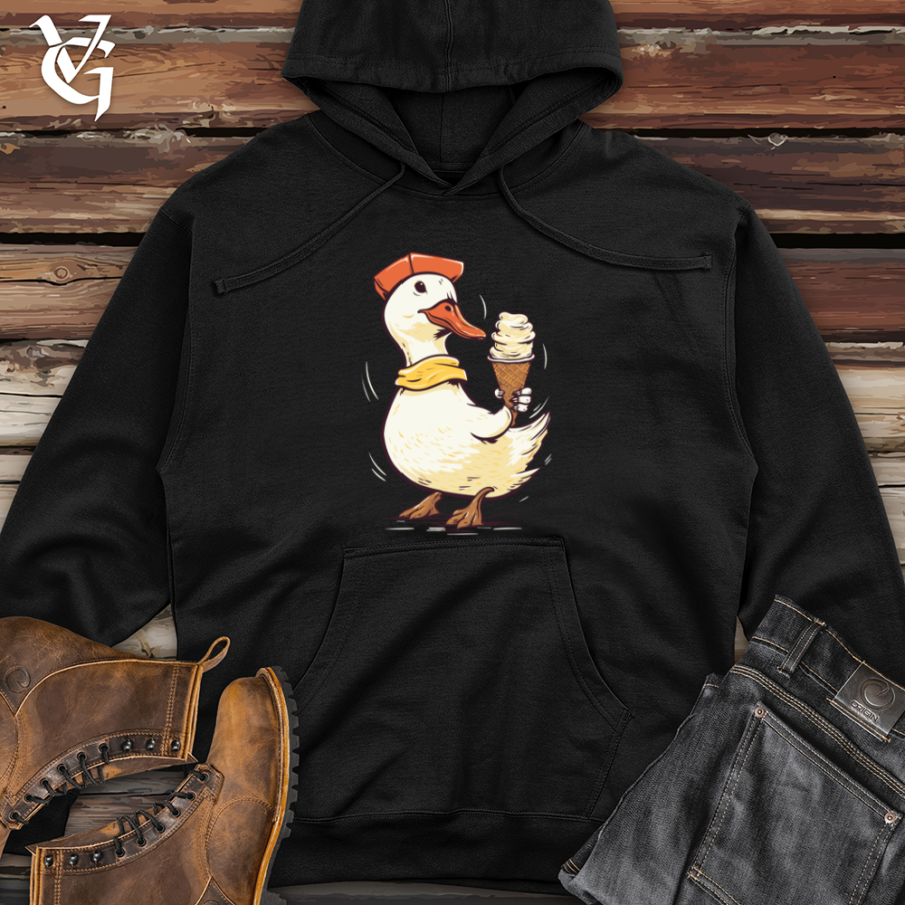 Viking Goods Quirky Bill Balancer Midweight Hooded Sweatshirt Black / L