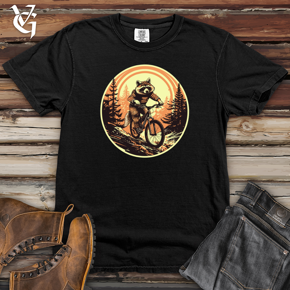 Viking Goods Raccoon Trail Rider Heavy Cotton Comfort Colors Tee Black / L
