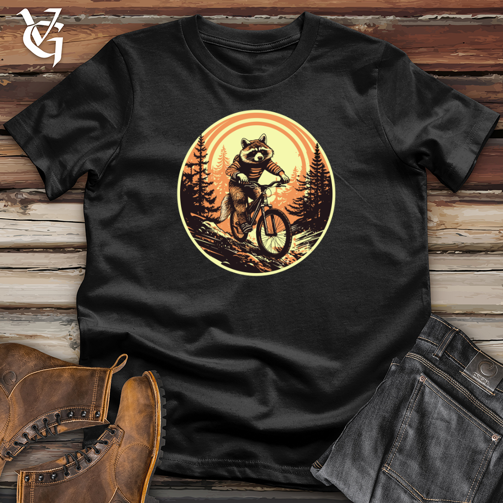 Viking Goods Raccoon Trail Rider Softstyle Tee Black / L