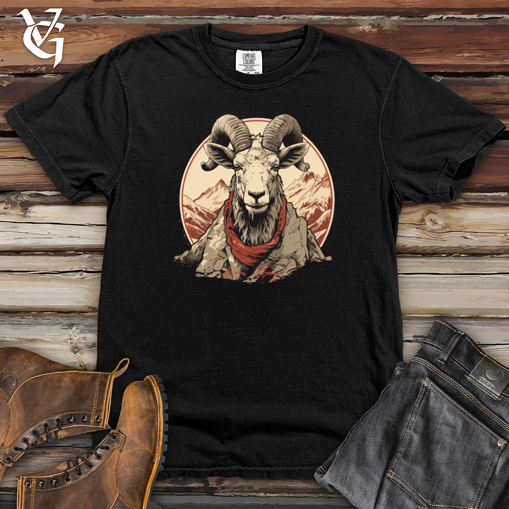 Viking Goods Ram Mountaineer Spirit Heavy Cotton Comfort Colors Tee Black / L