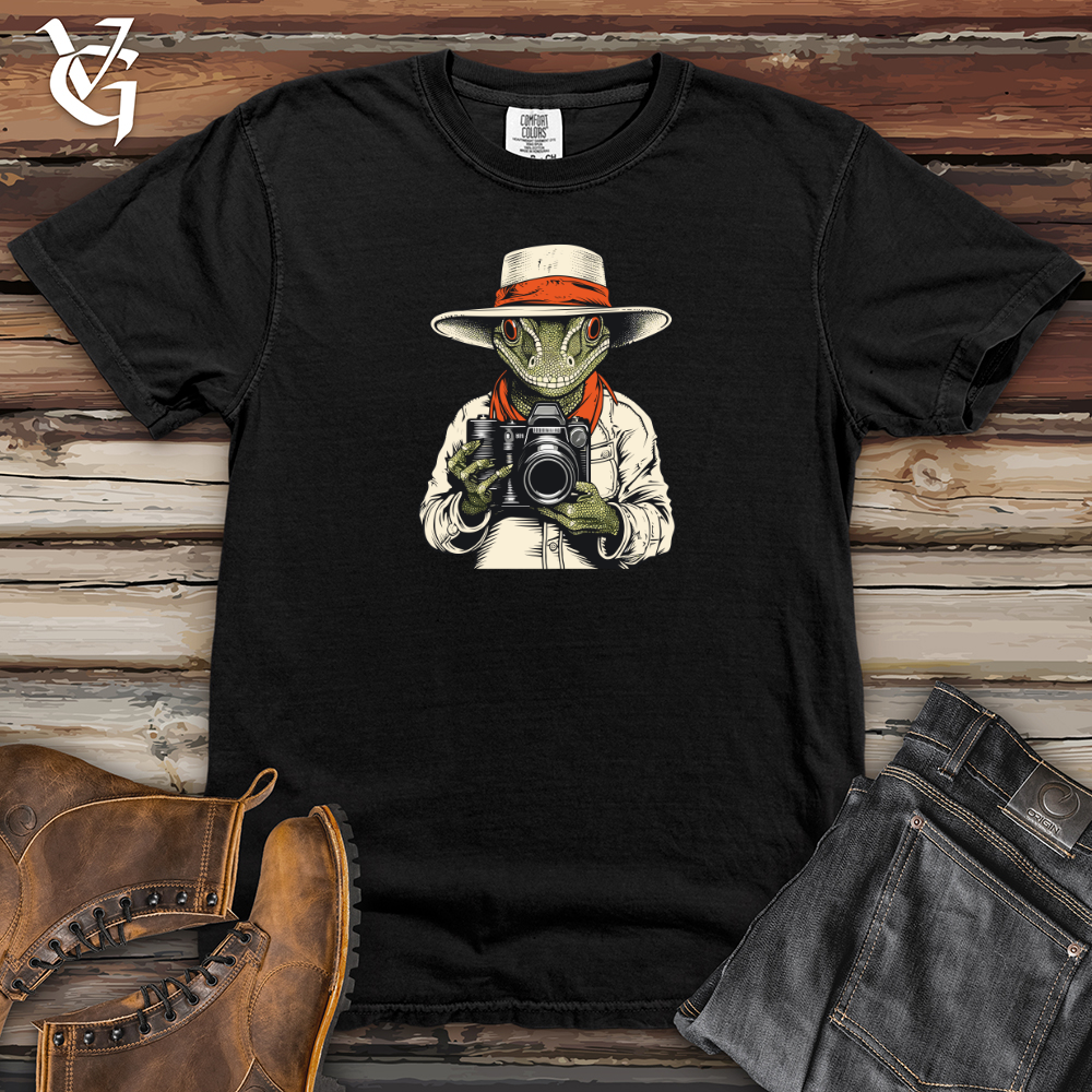 Viking Goods Reptile Lens Master Heavy Cotton Comfort Colors Tee Black / L