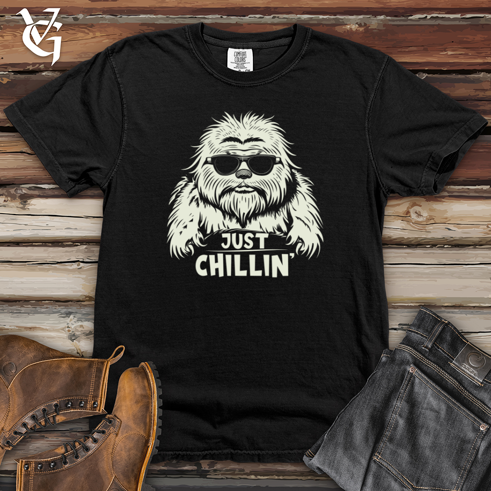 Viking Goods Retro Chill Yeti Heavy Cotton Comfort Colors Tee Black / L