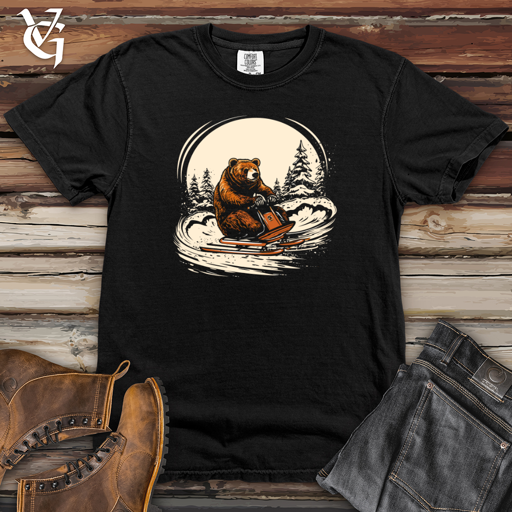 Viking Goods Retro Glide Heavy Cotton Comfort Colors Tee Black / L