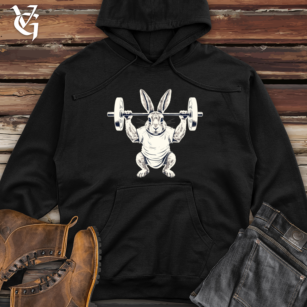 Viking Goods Retro Hopper Strength Midweight Hooded Sweatshirt Black / L