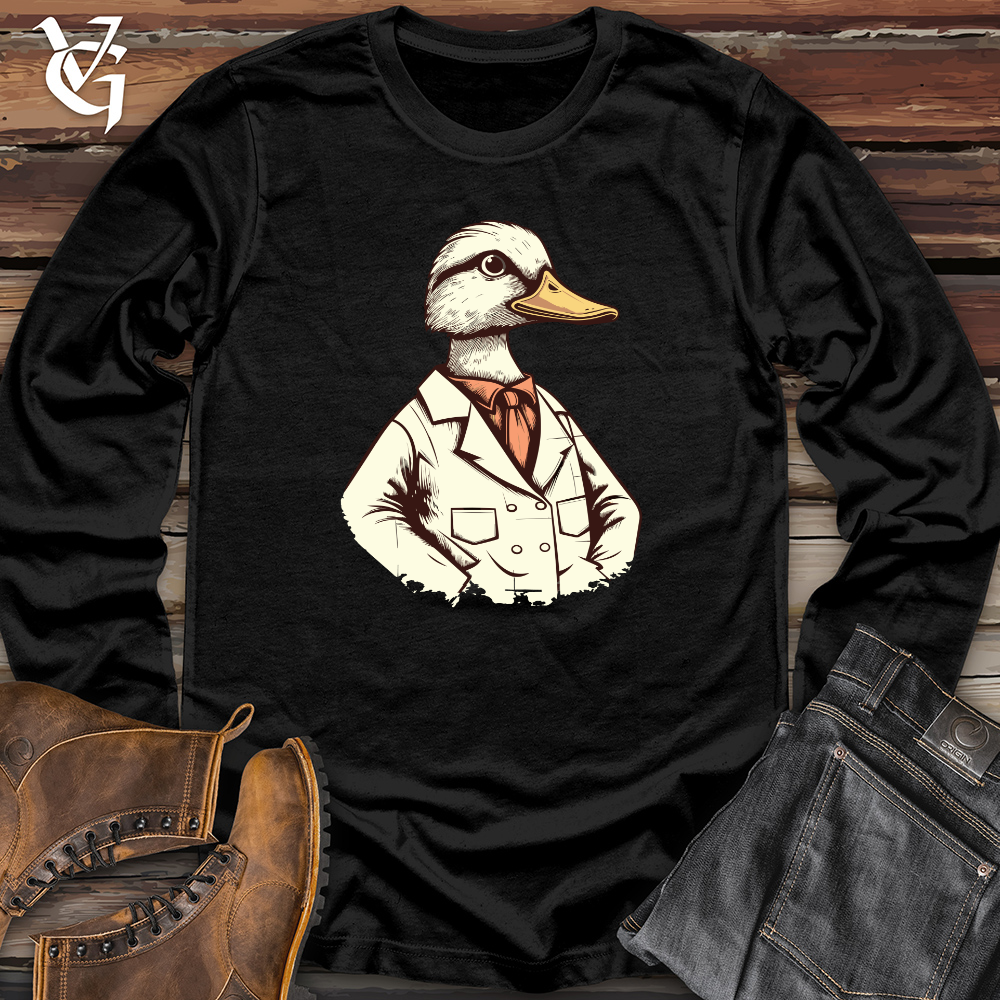 Viking Goods Retro Quack Medic Long Sleeve Black / L