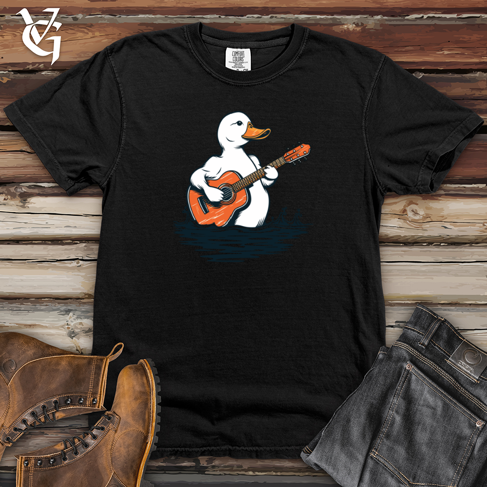 Viking Goods Retro Quackstrings 01 Heavy Cotton Comfort Colors Tee Black / L