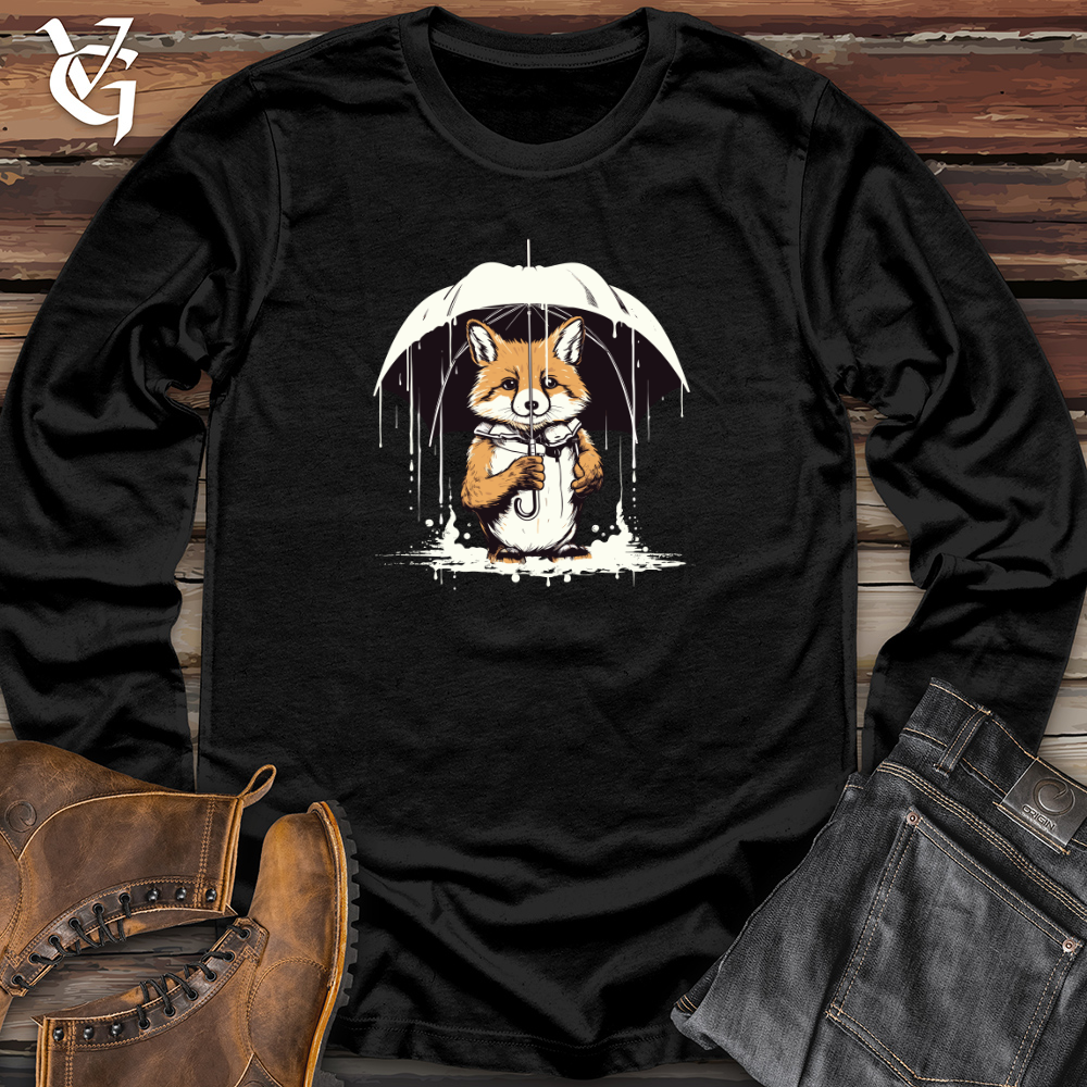 Viking Goods Retro Rain Fox Long Sleeve Black / L