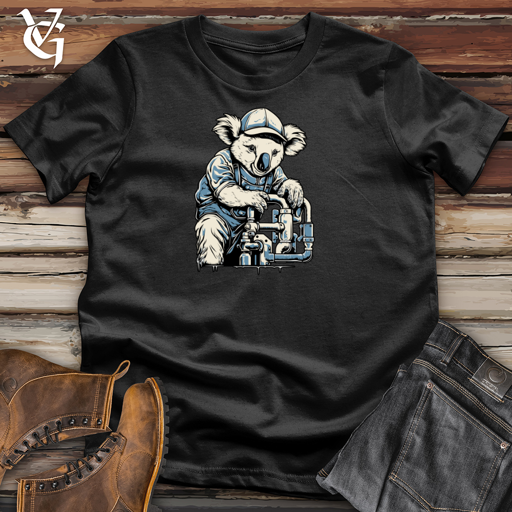 Viking Goods Retro Rooter Cotton Tee Black / L