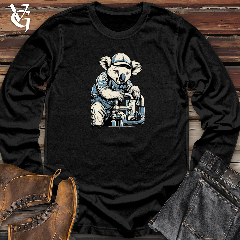 Viking Goods Retro Rooter Long Sleeve Black / L