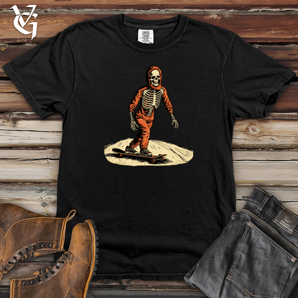 Viking Goods Retro Shred Skeleton Heavy Cotton Comfort Colors Tee Black / L