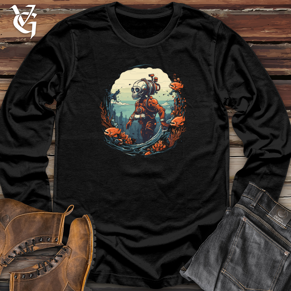 Viking Goods Retro Submarine Explorer Long Sleeve Black / L