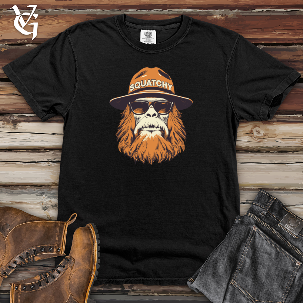 Viking Goods Retro Yeti Fever Heavy Cotton Comfort Colors Tee Black / L