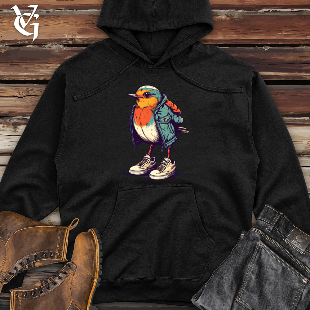 Viking Goods Robin Sneaker Flight Midweight Hooded Sweatshirt Black / L