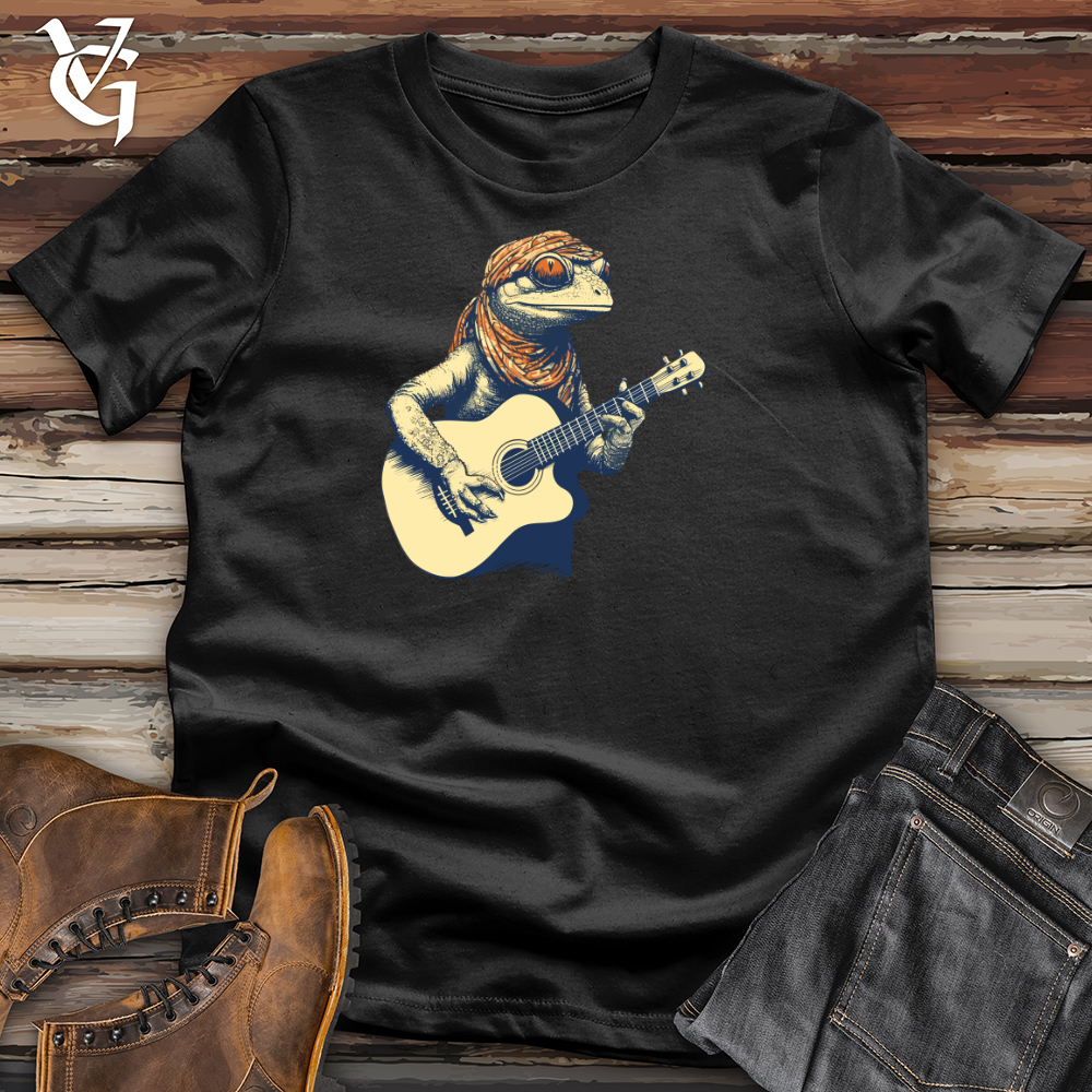 Viking Goods Rockin Reptile Riffs Cotton Tee Black / L