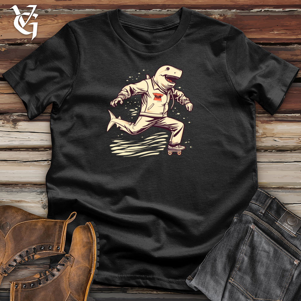 Viking Goods Roller Shark Revival Cotton Tee Black / L