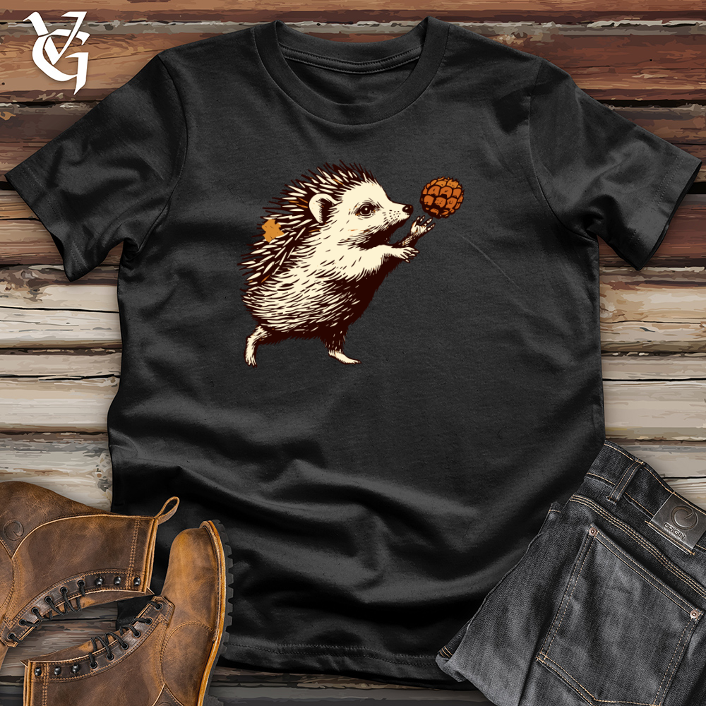 Viking Goods Rustic Leaf Fling Cotton Tee Black / L