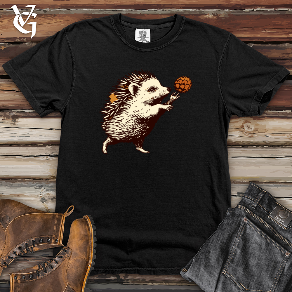 Viking Goods Rustic Leaf Fling Heavy Cotton Comfort Colors Tee Black / L