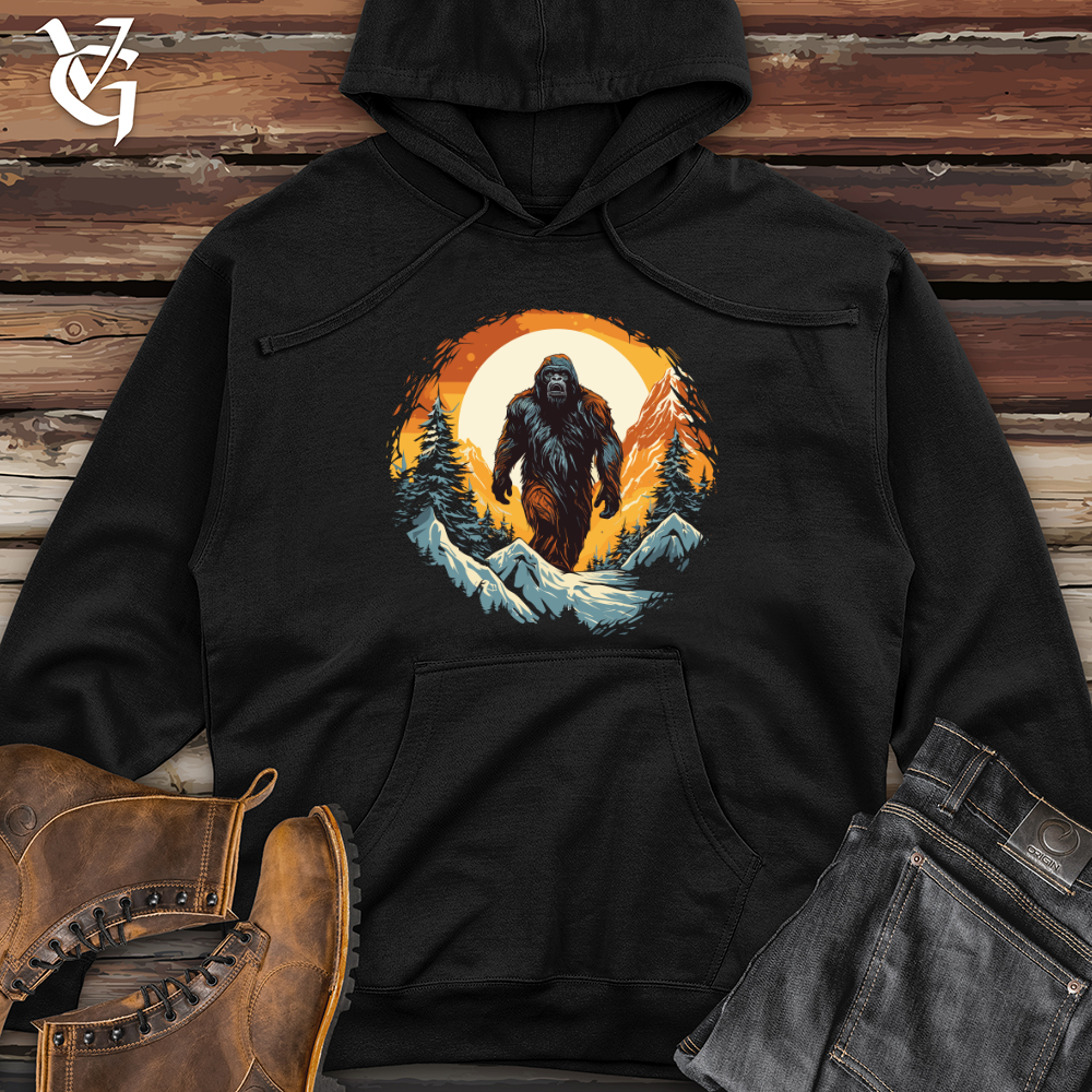 Viking Goods Sasquatch Of Middle Earth Midweight Hooded Sweatshirt Black / L