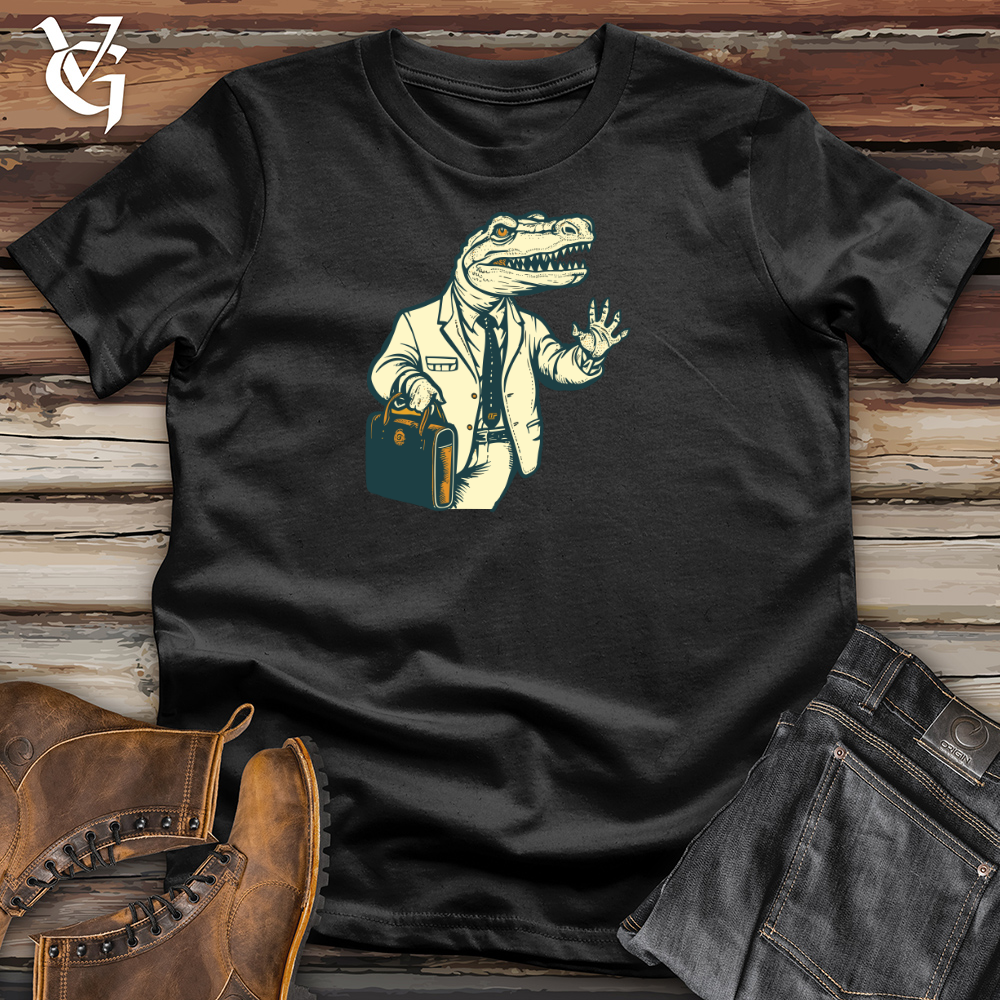 Viking Goods Savvy Gator Cotton Tee Black / L