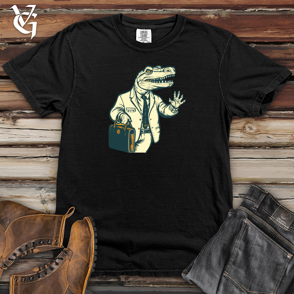 Viking Goods Savvy Gator Heavy Cotton Comfort Colors Tee Black / L