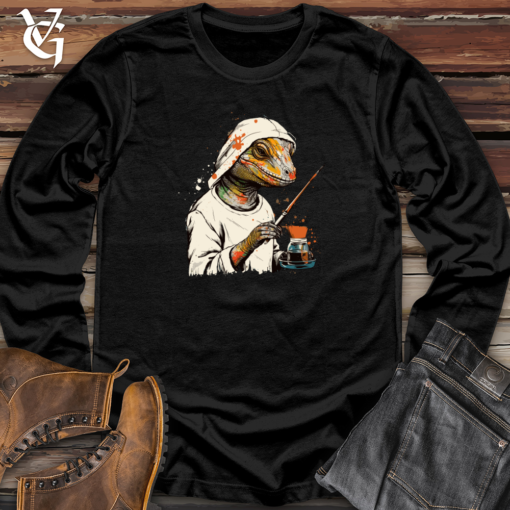 Viking Goods Scaled Artistry Long Sleeve Black / L