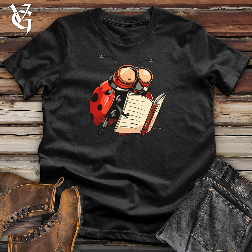 Viking Goods Scholarly Ladybug Softstyle Tee Black / L