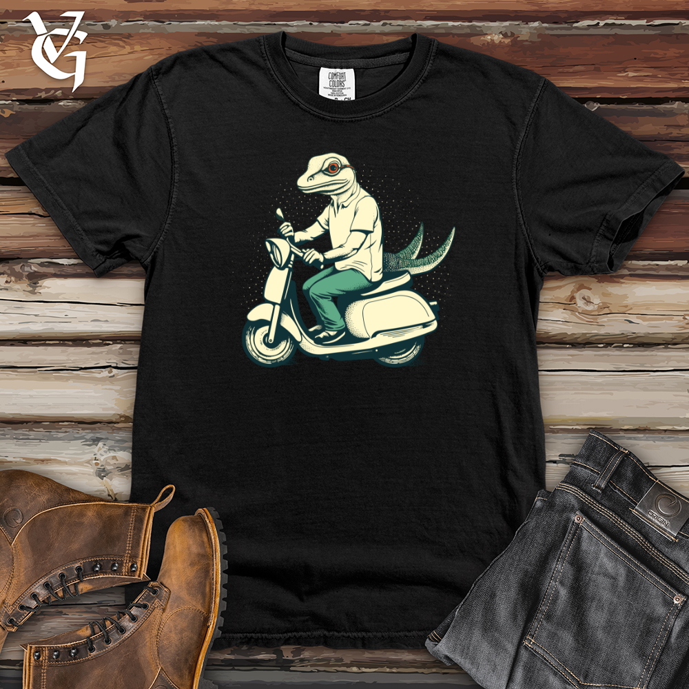 Viking Goods Scooter Joyride Lizard Heavy Cotton Comfort Colors Tee Black / L