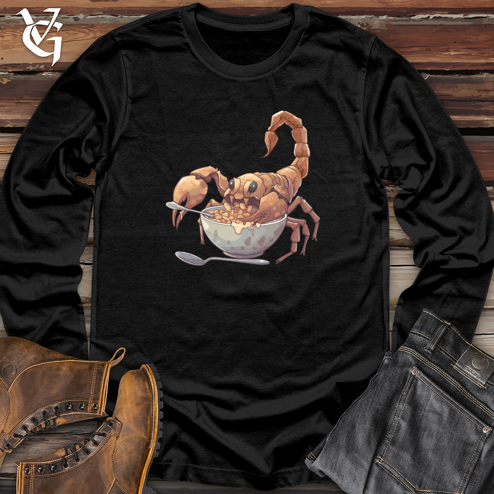 Viking Goods Scorpion Cereal Feast Long Sleeve Cardinal / L